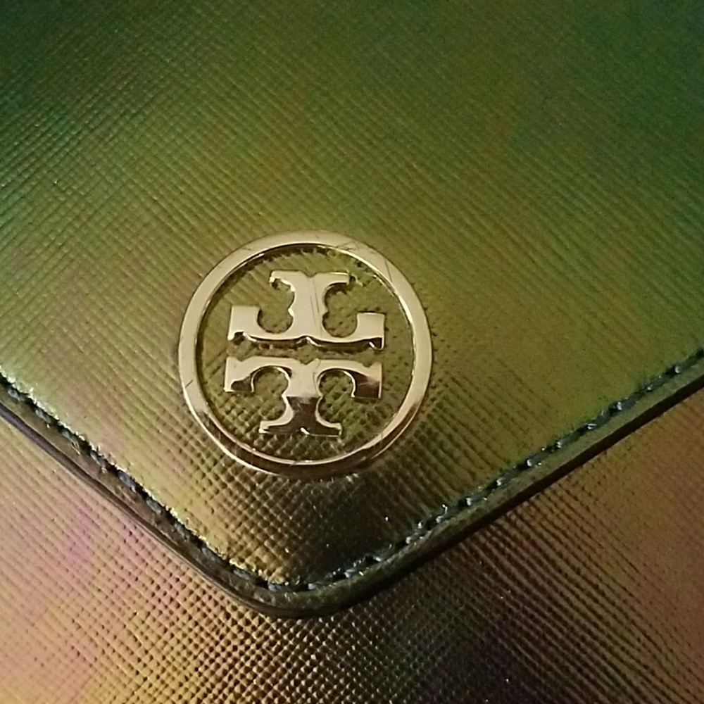 Tory Burch Robinson Ologram Large  clutch - Picture 4 of 8